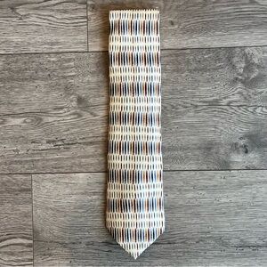 Structure Men’s Neck Tie Abstract Print Stripes Silk Workwear Dressy Formal